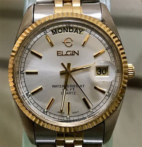 elgin watch looks like rolex